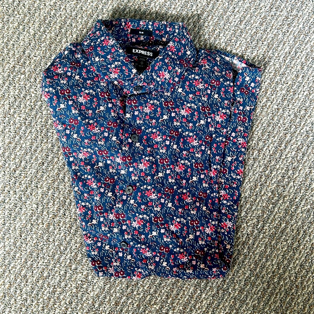 Men’s Express Button Down Shirt Size M